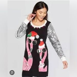 Not so Ugly Christmas Sweater Dress